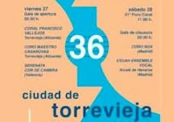 36º ENCUENTRO CORAL INTERNACIONAL CIUDAD DE TORREVIEJA - 28 SEPTIEMBRE