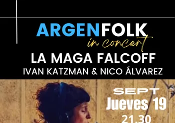 La Maga Falcoff en el Argenfolk in concert en Barcelona