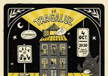 Fiesta 5° aniversario de El Tragaluz en Madrid