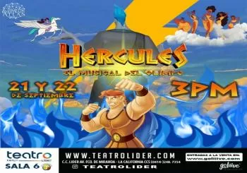 Hércules: El musical del Olimpo en Caracas
