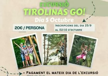Excursió Tirolinas Go! en Sant Llorenç des Cardassar
