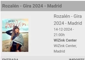 Concierto Rozal en Madrid