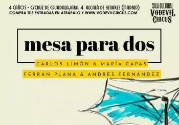 Mesa para dos en Alcala de Henares