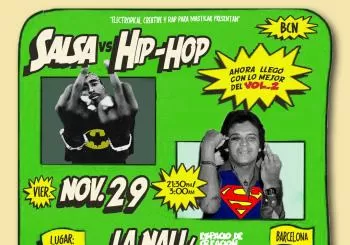 SALSA VS HIP HOP BCN: ORIGINAL JUAN-PIEL ROJA-CIDTRONYCK-AFROLATIN JAM ALL STARS en barcelona