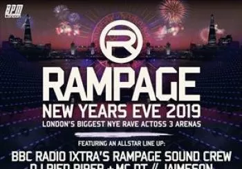 Entradas Rampage Sound New Years Eve Rave en Fire and Lightbox