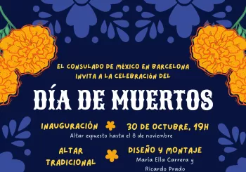 Celebración del Dìa de Muertos en Barcelona