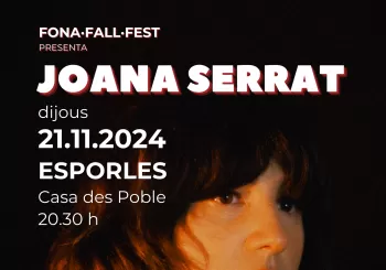 JOANA SERRAT, Fona Fall Fest en Esporles, Mallorca