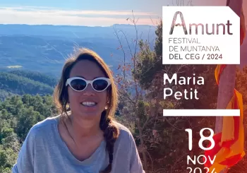 Amunt, Festival de muntanya del CEG. MARIA PETIT en Barcelona