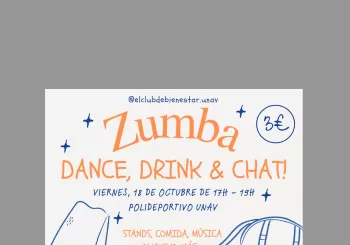 ZUMBA Drink & Dance - Con el Club de Bienestar en Pamplona