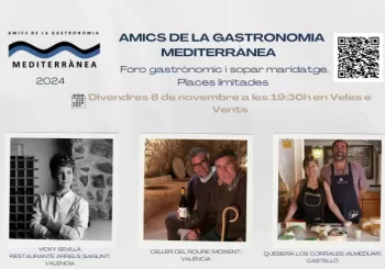 Gala Amics de la Gastronomia Mediterrànea 2024 en Valencia
