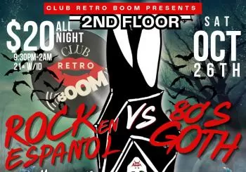 Halloween Costume Party! Rock En Español vs 80's Goth en Los Angeles