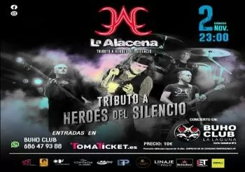 Tributo a Heroes del Silencio en Tenerife