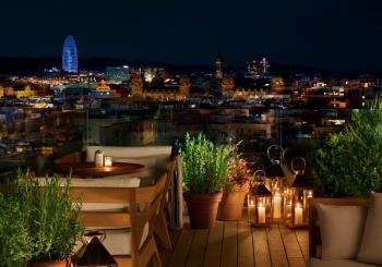 Cena de Nochebuena en The ROOF en Barcelona