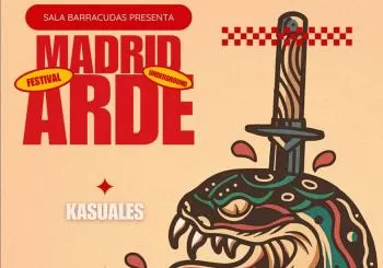 Madrid Arde - Pared con Pared + Kasuales + El Monstruo del Lago - Sala Barracudas 15 Nov