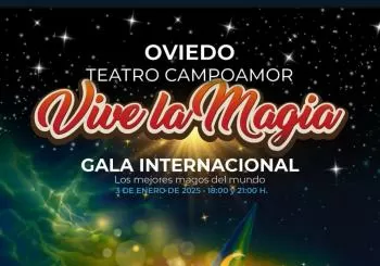 GALA INTERNACIONAL LOS MEJORES MAGOS DEL MUNDO 18h en ASTURIAS
