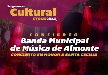CONCIERTO BANDA MUNICIPAL MÚSICA ALMONTE-CONCIERTO EN HONOR A SANTA CECILIA en HUELVA