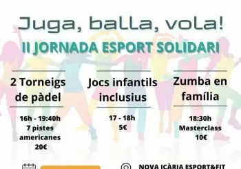 JUGA BALLA VOLA - II Jornada d'Esport Solidari en Barcelona