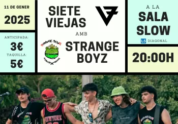 CONCIERTO SIETE VIEJAS + STRANGEBOYZ en Barcelona