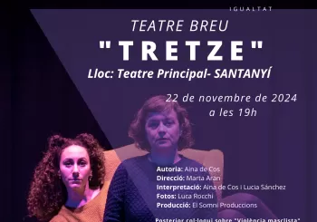 Teatre breu: Tretze i col·loqui sobre Violència masclista d’Aina Cos en Santanyí