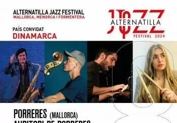 Alternatilla Jazz Fest 24 - Ménage à Jazz V1 - Jorge Pardo, Jasper Hoiby, Toni Vaquer & Naima Acuña - Porreres en Porreres, Mallorca
