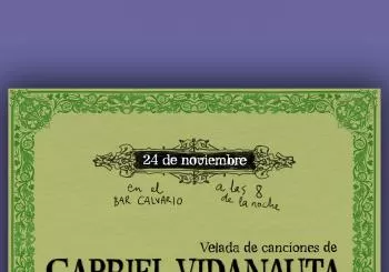 Gabriel Vidanauta (con violín y violonchelo) en Madrid