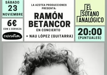 Ramón Betancor en concierto en Las Palmas de Gran Canaria