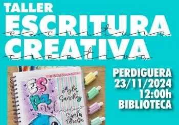 Taller de ESCRITURA CREATIVA en PERDIGUERA