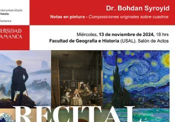 Recital de piano de Bohdan Syroyid 'Notas en pintura' en SALAMANCA