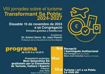 Sa Pobla | VIII Jornades sobre el turisme (GRATUÏT)