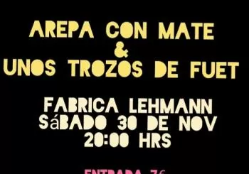 Arepa con Mate en Barcelona
