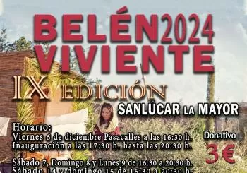 Belén Viviente 2024 - Sanlucar la Mayor en SEVILLA