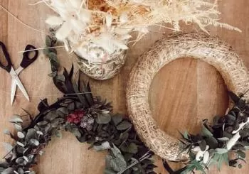 TALLER DE CORONAS DE NAVIDAD en Barcelona