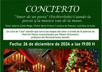 Concierto: Amor de poeta (Diechterliebe), R. Schumann en Vitoria-Gasteiz