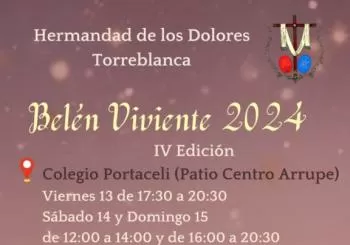 Belén Viviente 2024 - Colegio Portaceli en SEVILLA