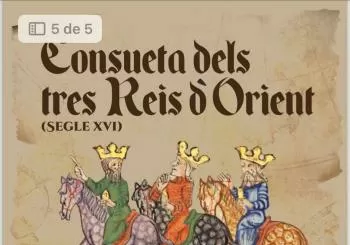 LA CONSUETA DELS TRES REIS D'ORIENT en 07519 Maria de la Salut