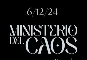MINISTERIO DEL CAOS en SALA CREEDENCE - Zaragoza