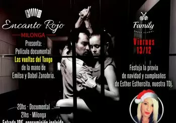 Milonga Encanto Rojo Las vueltas del tango en Terrassa