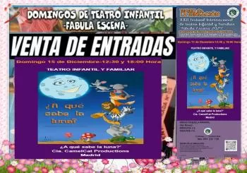 TEATRO INFANTIL A qué sabe la luna de CamelCat Productions Madrid en CIUDAD REAL