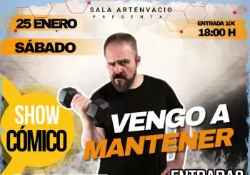 STAND UP COMEDY ARTENVACIO - SANTI LIEBANA 18:00 H en ALMERÍA