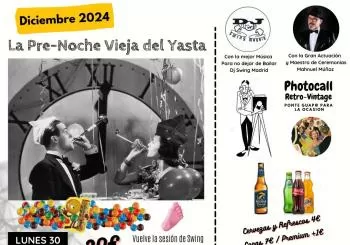Swing: Sesión pre-nochevieja 2024 en Madrid