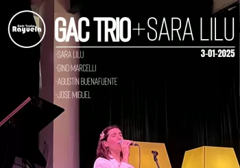 Sara Lilu + GAC trio, en Café Teatro Rayuela en Santa Cruz de Tenerife