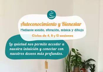 Volver a ti | Baño Sonoro y Autoconocimiento | Mediante sonido, vibración, música y dibujo en Barcelona