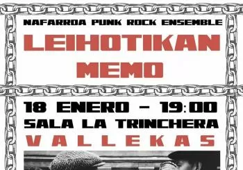 MEMO+LEIHOTIKAN (NAFARROAKO PUNK ROK FESTIBALA) Vallecas