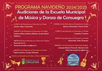 Conciertos Navidad Escuela Municipal de Música y Danza en TOLEDO