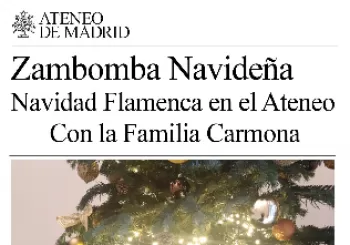 ZAMBOMBA NAVIDEÑA con Familia CARMONA en Ateneo de Madrid