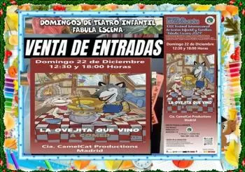 TEATRO INFANTIL La ovejita que vino a comer de Cia CamelCat Productions en CIUDAD REAL
