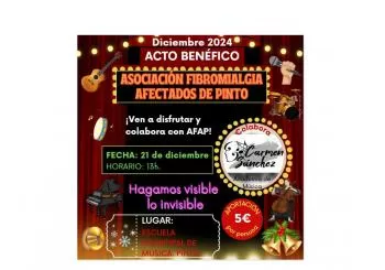 Concierto Navidad de la Asociación Fibromialgia Afectados Pinto en MADRID