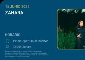 Zahara - Noches del Botánico en Madrid