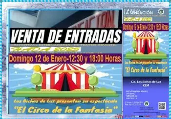 TEATRO INFANTIL El Circo de La Fantasía de Los Bichos de Luz en CIUDAD REAL