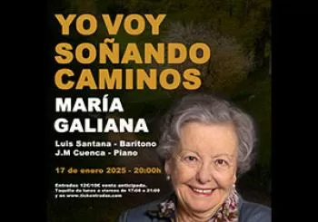 MARÍA GALIANA - YO VOY SOÑANDO CAMINOS en Chiclana